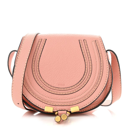Chloe Calfskin Mini Marcie Round Crossbody Bag Fallow Pink 1 of 11