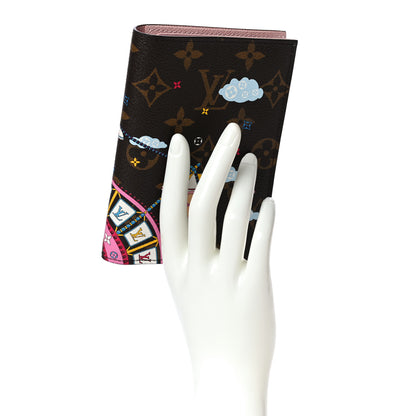 Louis Vuitton Monogram 2020 Christmas Animation Big Wheel Passport Cover Rose Ballerine 2 of 8