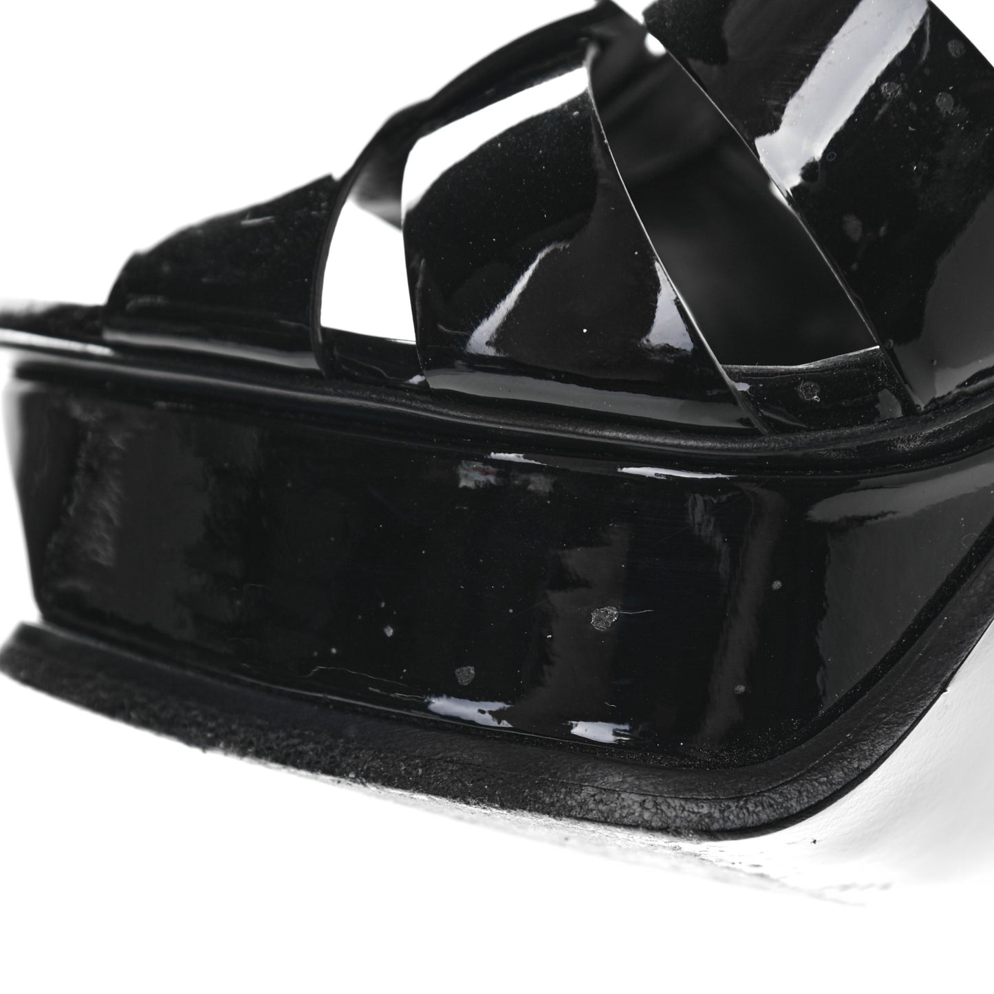 Patent Tribute 105 Platform Sandals 36 Black