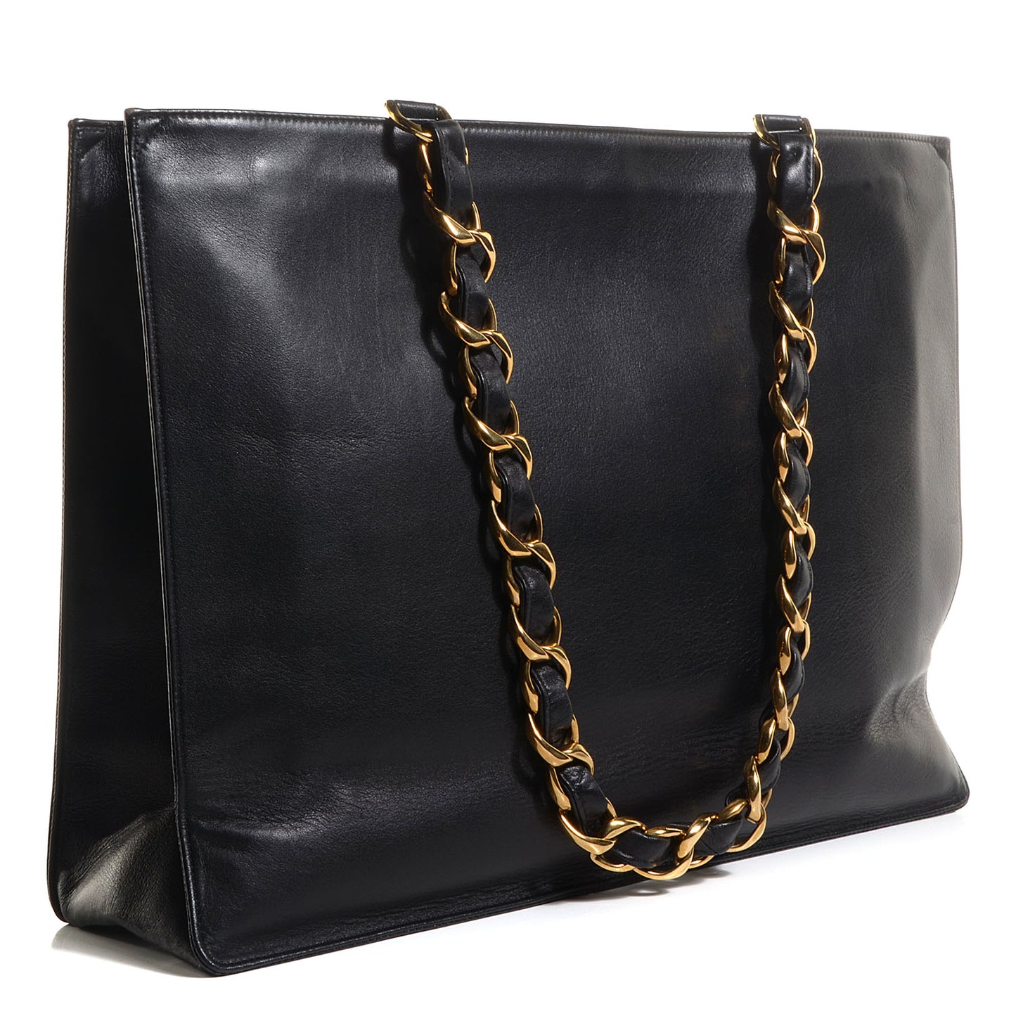 Lambskin Jumbo Shoulder Bag Black