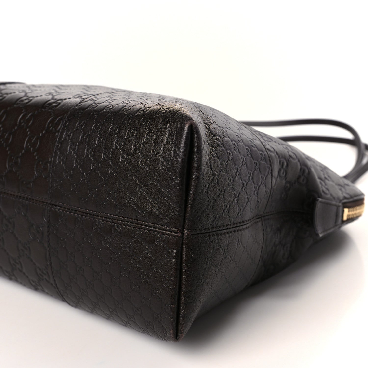 Gucci Guccissima Medium Bree Shoulder Bag Chocolate 9 of 11
