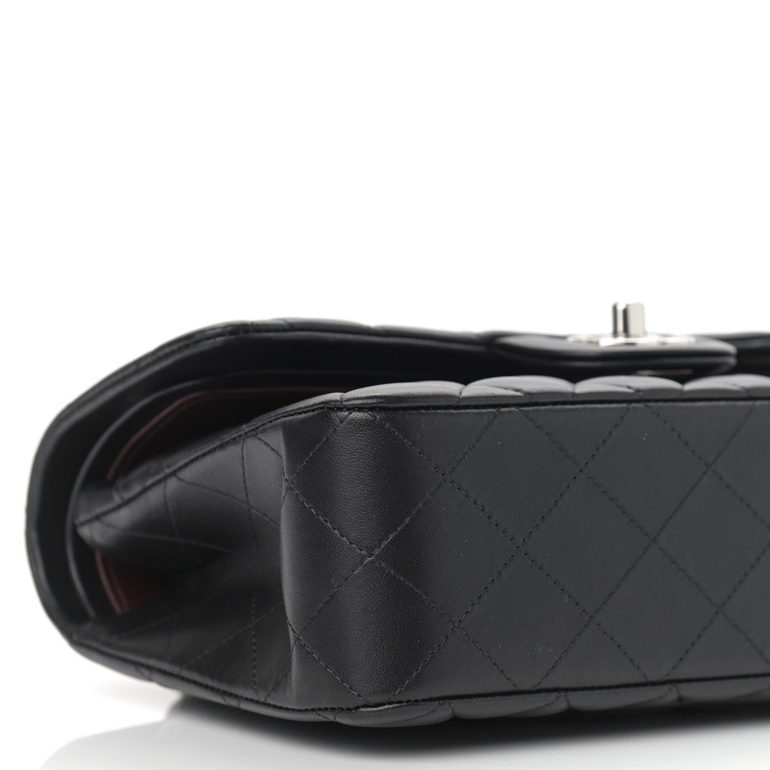 Chanel Lambskin Quilted Small Double Flap Black 8 of 9