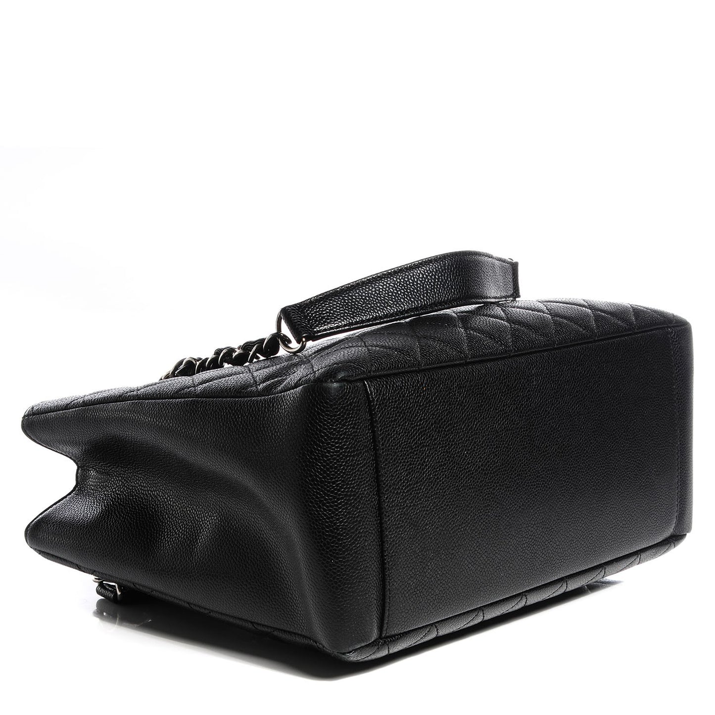 Caviar Quilted Grand Shopping Tote GST Black