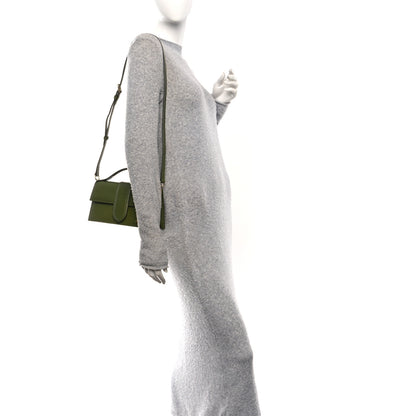 Jacquemus Smooth Calfskin Le Grand Bambino Khaki 2 of 9