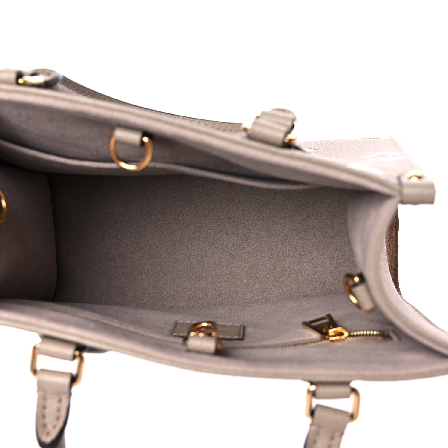 Louis Vuitton Empreinte Monogram Giant Onthego PM Tourterelle Creme 5 of 8
