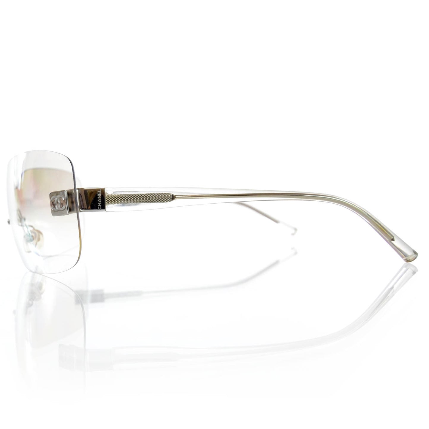 CC Logo Sunglasses Clear 4029