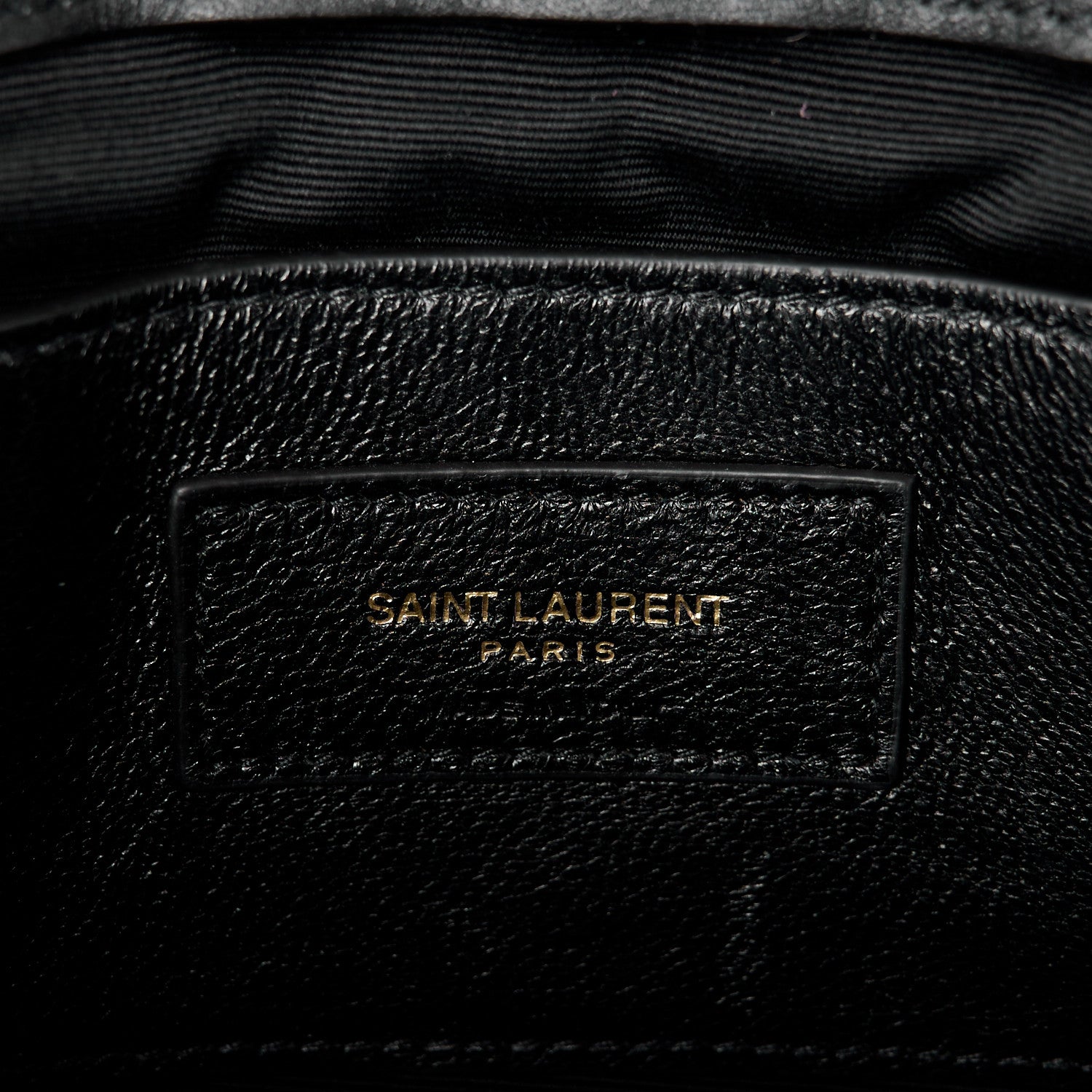 Saint Laurent Suede Matelasse Chevron Monogram Medium College Bag Black 7 of 11