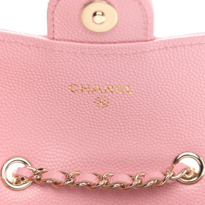 Chanel Caviar Quilted Mini Chain Belt Bag Light Pink 6 of 10