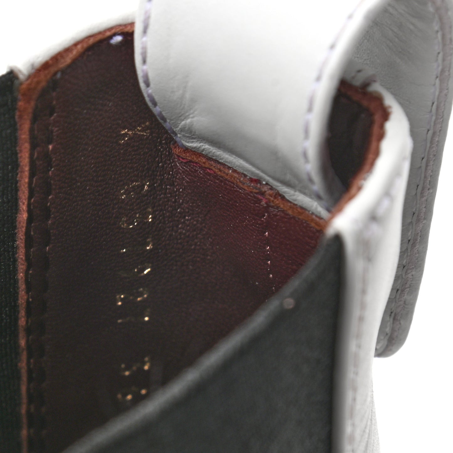 Calfskin Cap Toe CC Ankle Boots 36 White Black