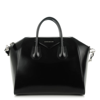 Givenchy Shiny Lord Calfskin Medium Antigona Black 1 of 7