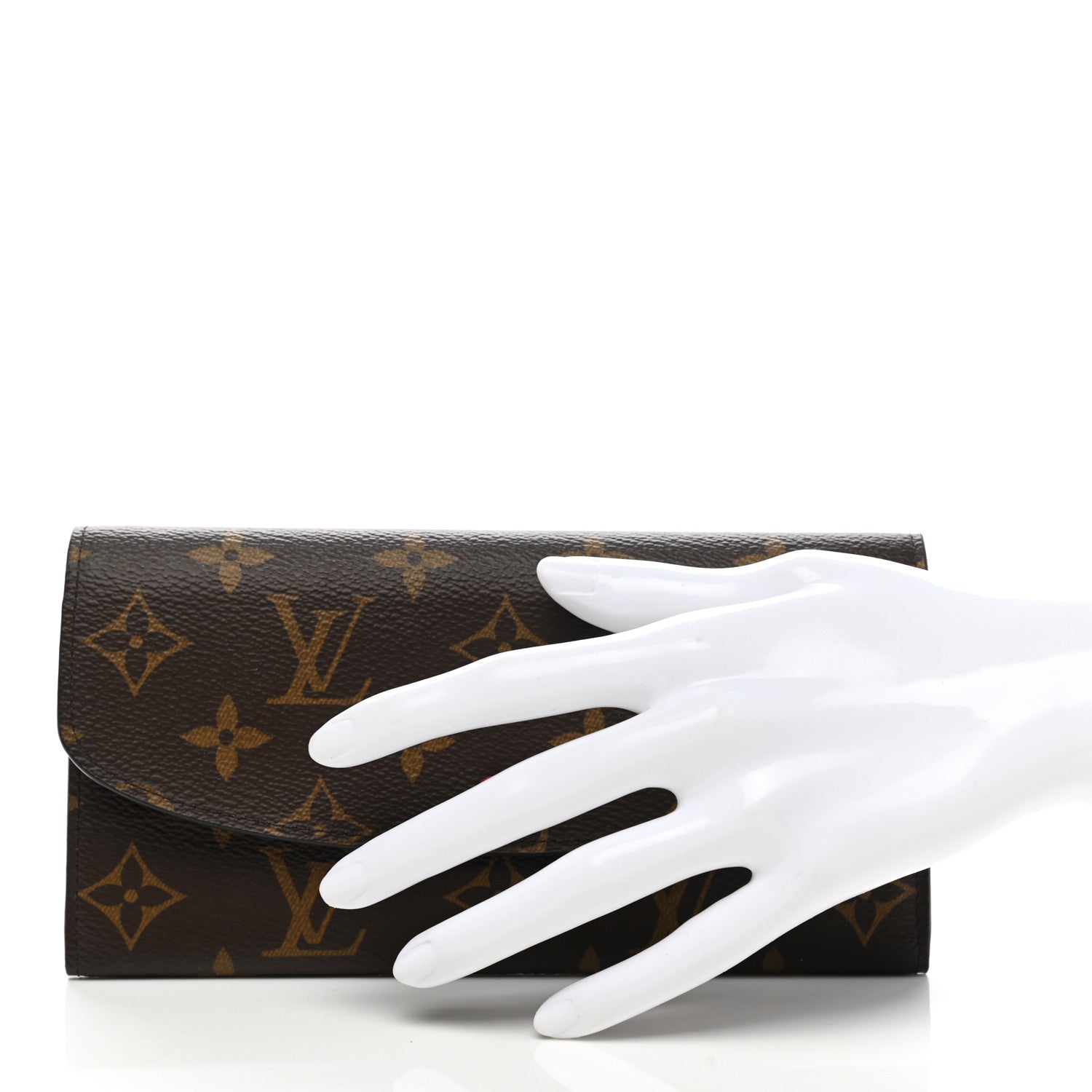 Louis Vuitton Monogram Emilie Wallet Fuchsia 2 of 11