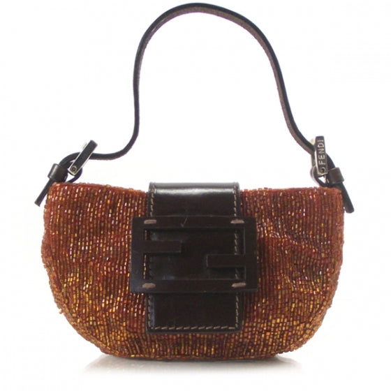 Sequin Mini Baguette Beaded Evening Bag