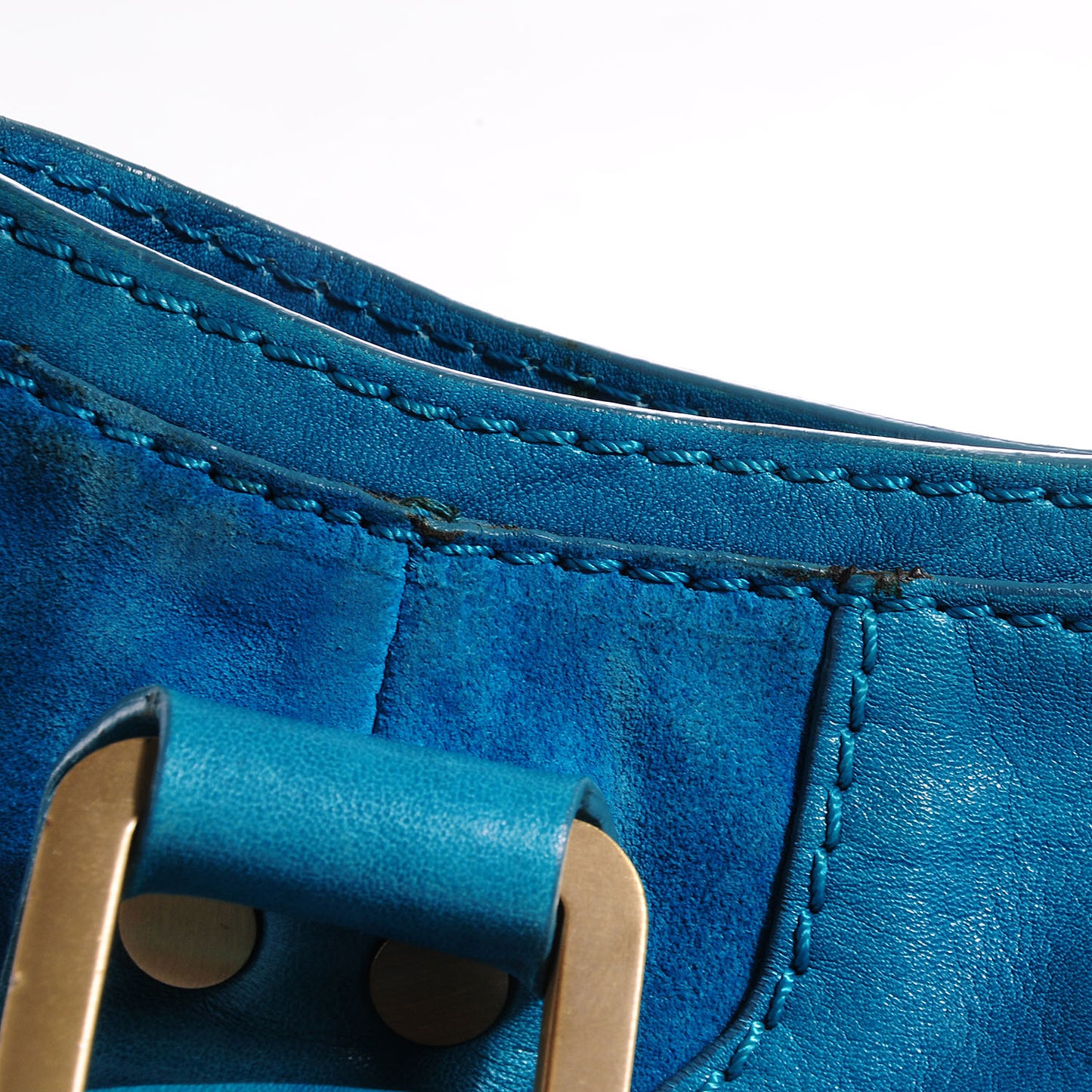Leather Suede Mahala Turquoise