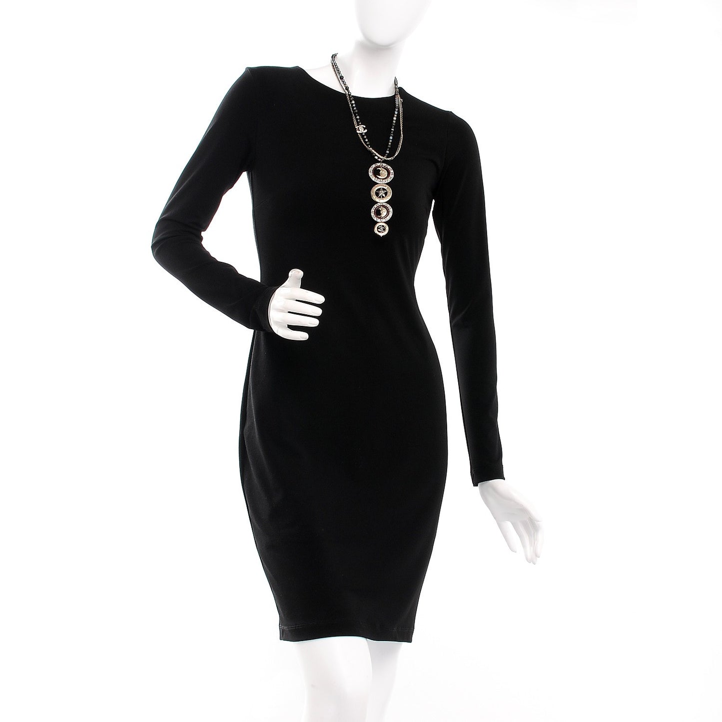 Ruthenium Crystal CC Star Moon Circle Necklace Multicolor