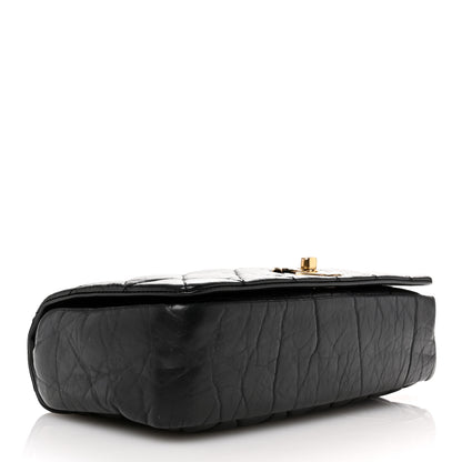 Chanel Aged Calfskin Quilted Small Pondichery Flap Black 4 of 11