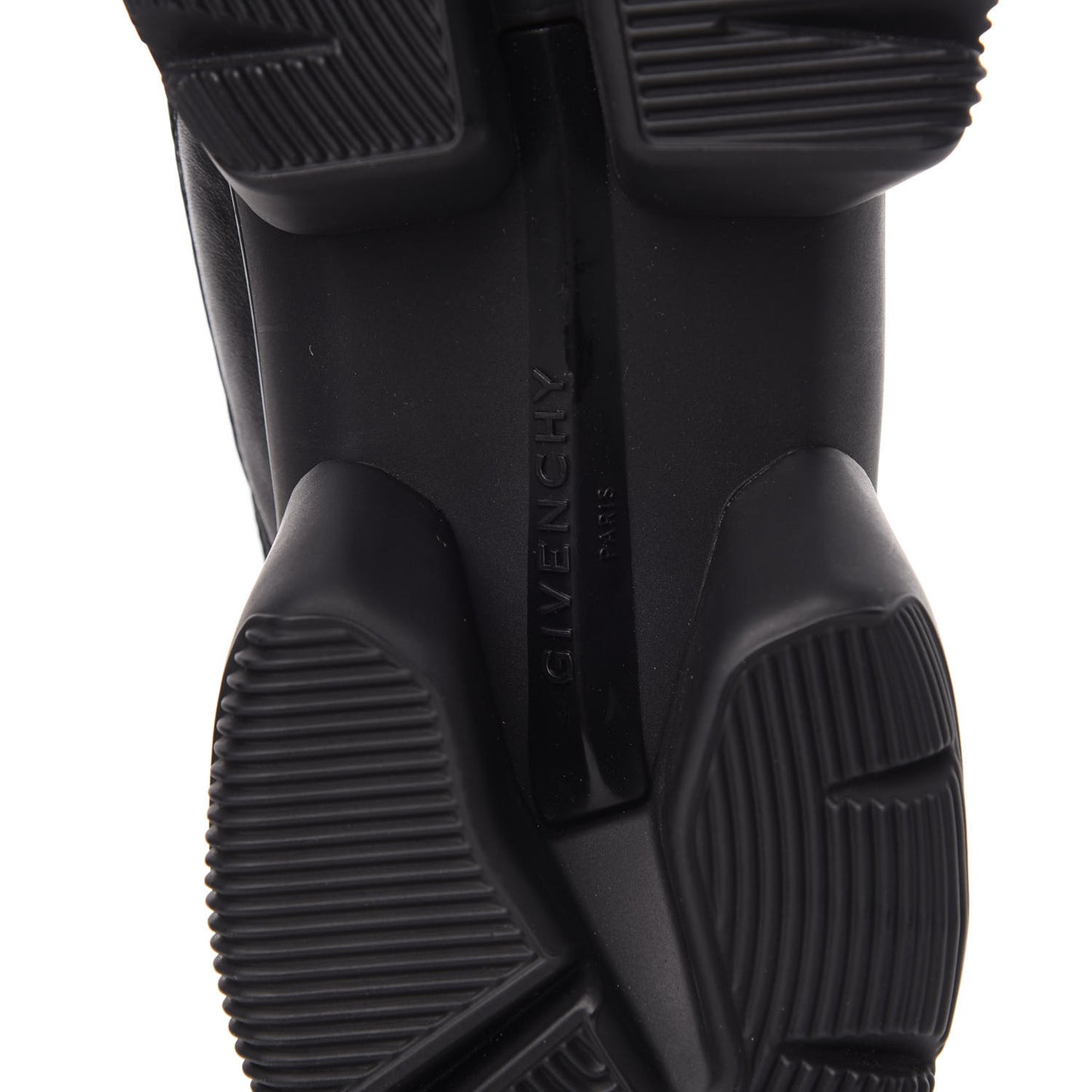 Calfskin Neoprene Jaw Low Sneakers 41 Black