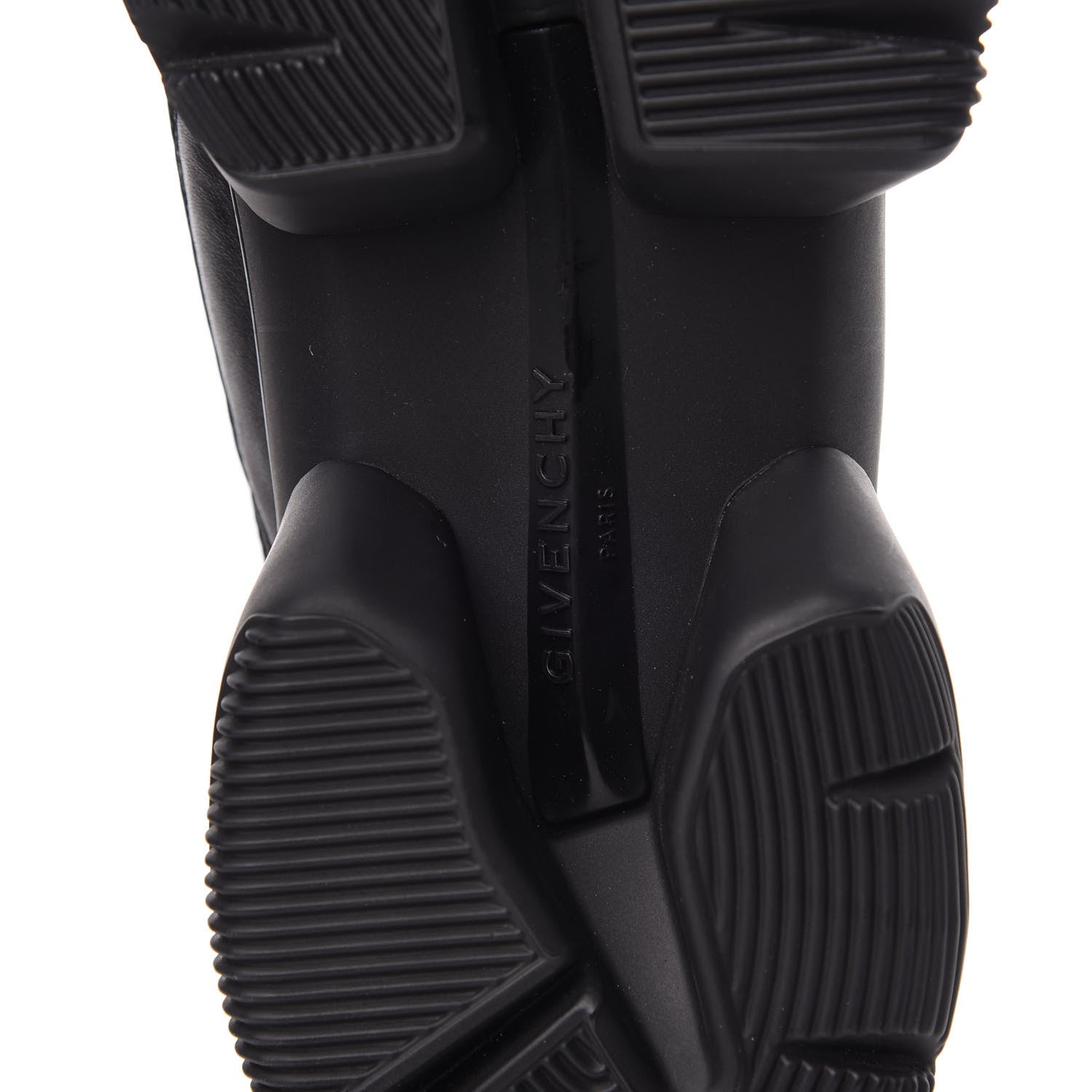 Givenchy Calfskin Neoprene Jaw Low Sneakers 41 Black 6 of 8