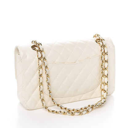 Chanel Caviar Quilted Medium Double Flap White 2 of 11