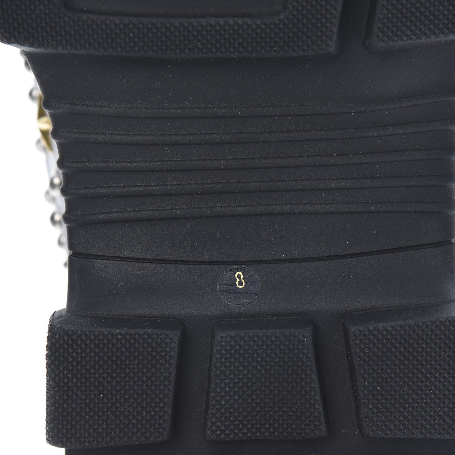 Gucci Technical Canvas Calfskin Reflective Studded Mens Aguru Sandals 8 Silver Black 7 of 8
