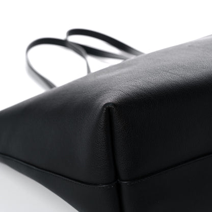 Saint Laurent Calfskin Large Shopping Tote Black 10 of 12