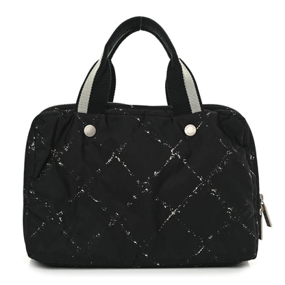 Chanel Nylon Travel Duffel Bag Black 1 of 12