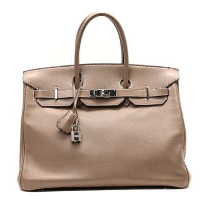 Hermes Swift Birkin 35 Etoupe 1 of 10