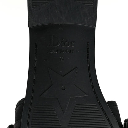 Christian Dior Technical Stretch Fabric Camouflage Dio(r)evolution Slide Sandals 38 Black Military 6 of 9