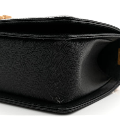 Chanel Caviar Quilted Medium Boy Flap Black 9 of 10