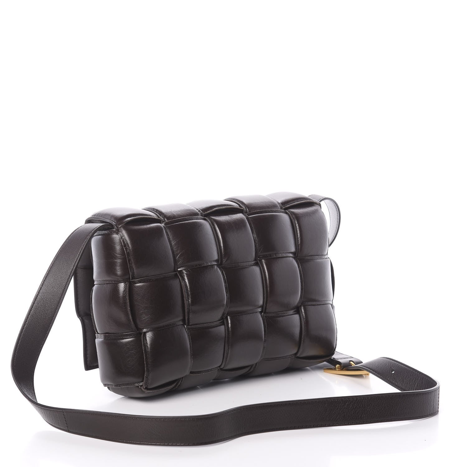 Bottega Veneta Paper Calfskin Maxi Intreccio Padded Cassette Crossbody Bag Fondant 3 of 9