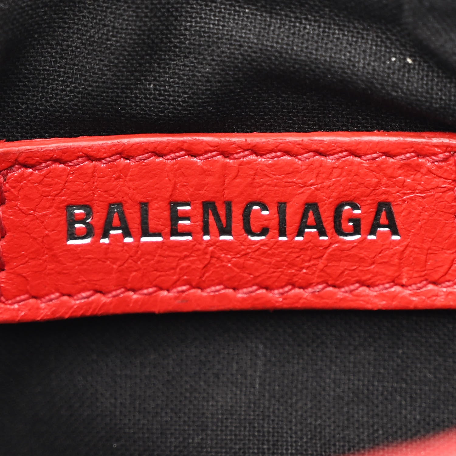 Balenciaga Agneau Arena Le Cagole Shoulder Bag XS Tomato Red 7 of 14