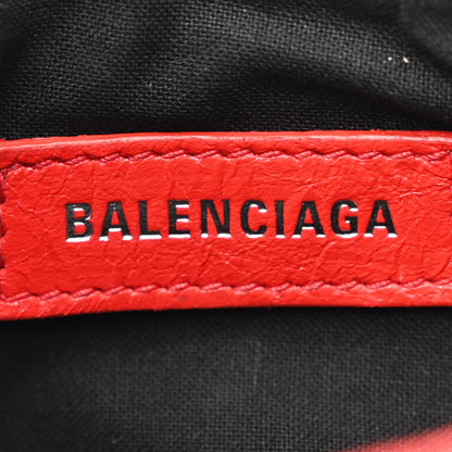 Balenciaga Agneau Arena Le Cagole Shoulder Bag XS Tomato Red 7 of 14