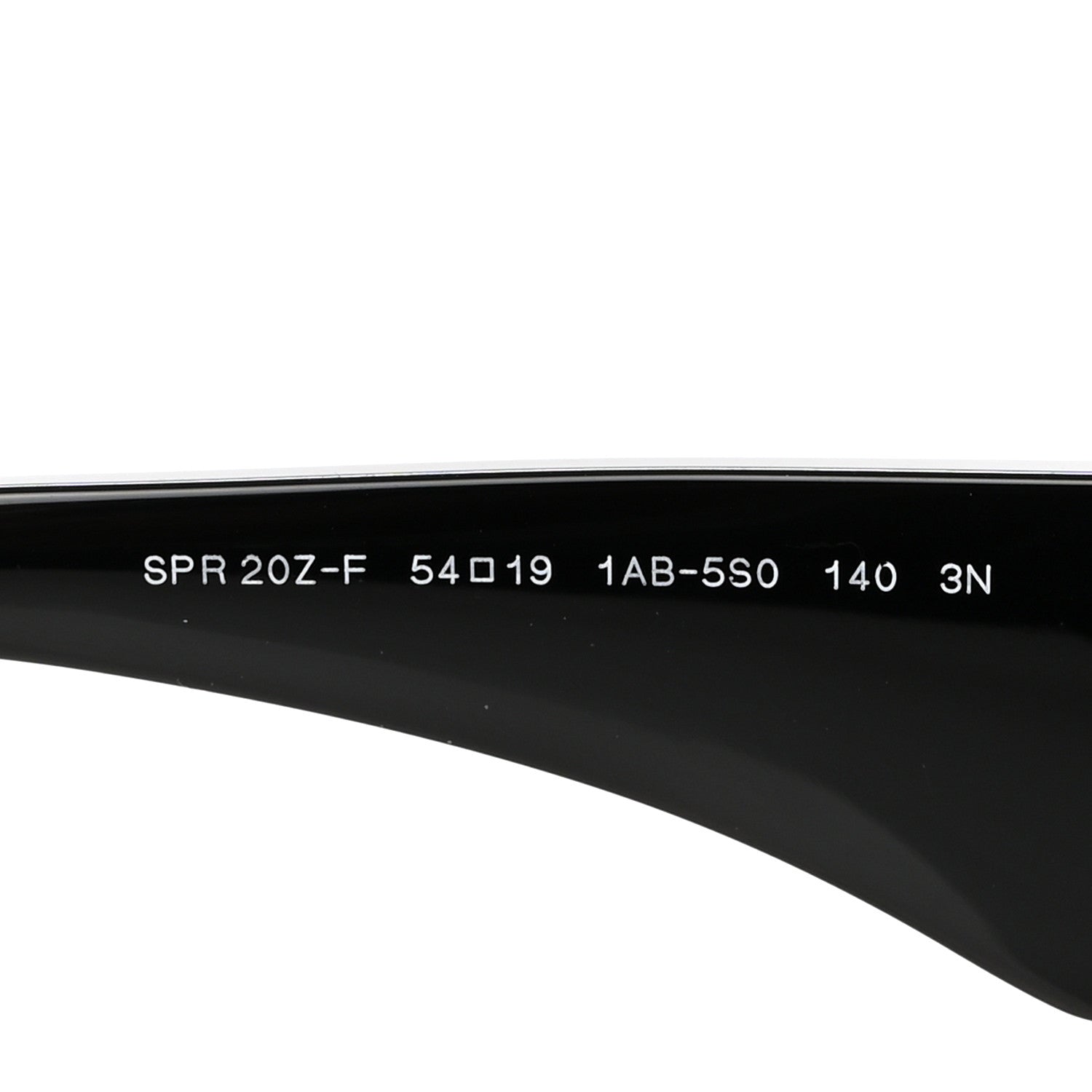 Prada Acetate Oval Symbole Sunglasses SPR 20Z Black 5 of 8