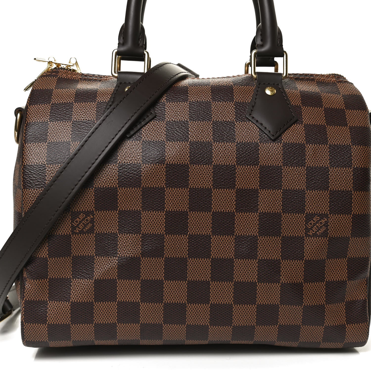 Louis Vuitton Damier Ebene Speedy Bandouliere 25 8 of 10