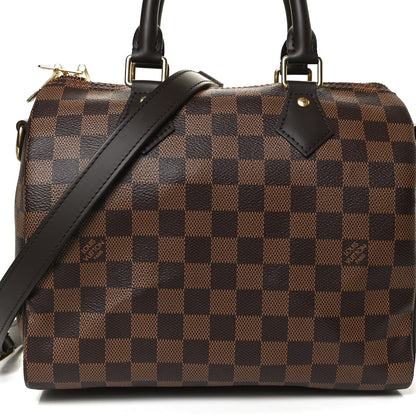 Louis Vuitton Damier Ebene Speedy Bandouliere 25 8 of 10