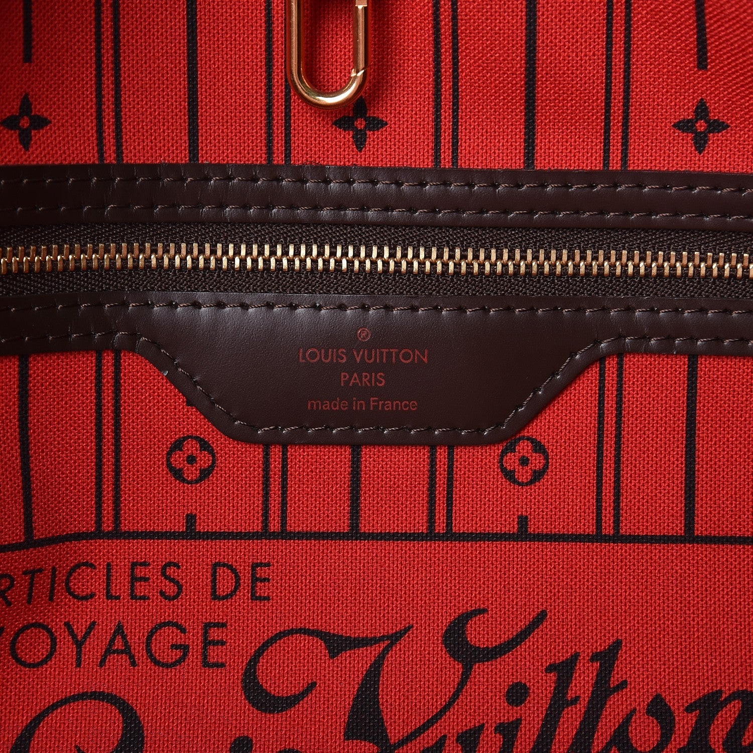 Louis Vuitton Damier Ebene Neverfull GM 6 of 14