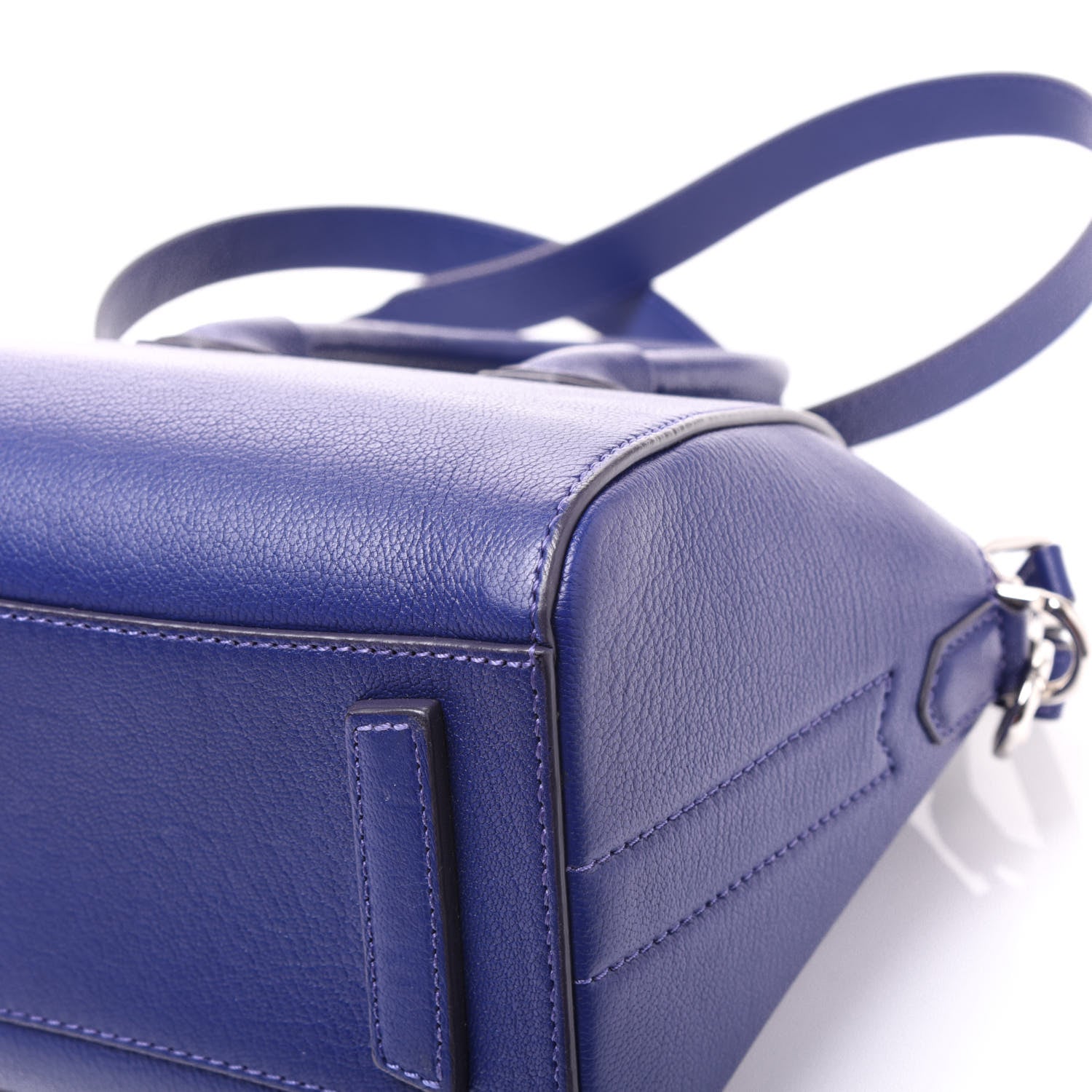 Givenchy Sugar Goatskin Mini Antigona Blue 8 of 10