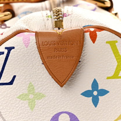 Louis Vuitton Monogram Multicolor Speedy 30 White 6 of 12