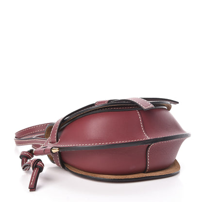 Loewe Calfskin Mini Gate Crossbody Bag Wine 4 of 9