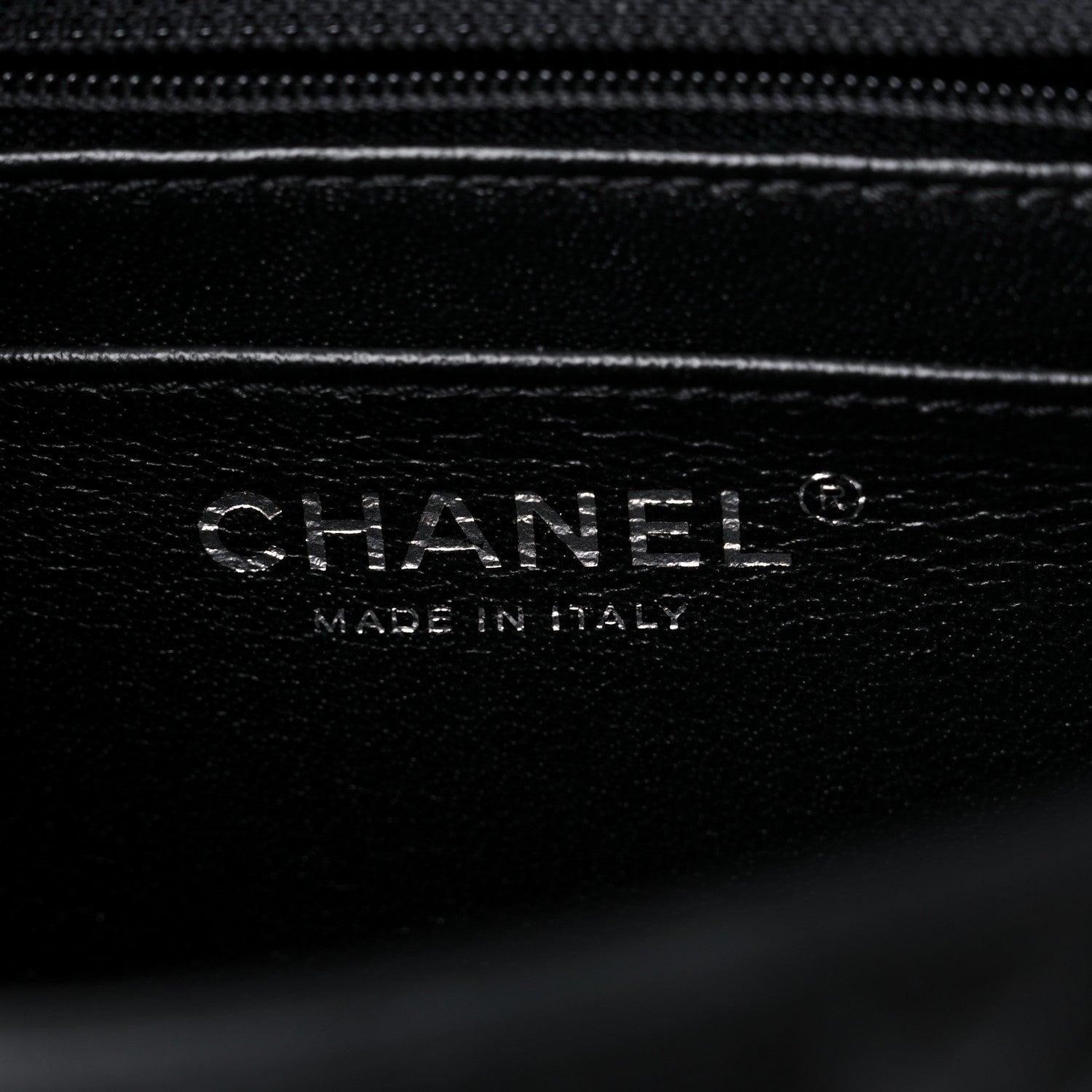 Chanel Lambskin Quilted Mini Square Flap Black 6 of 9