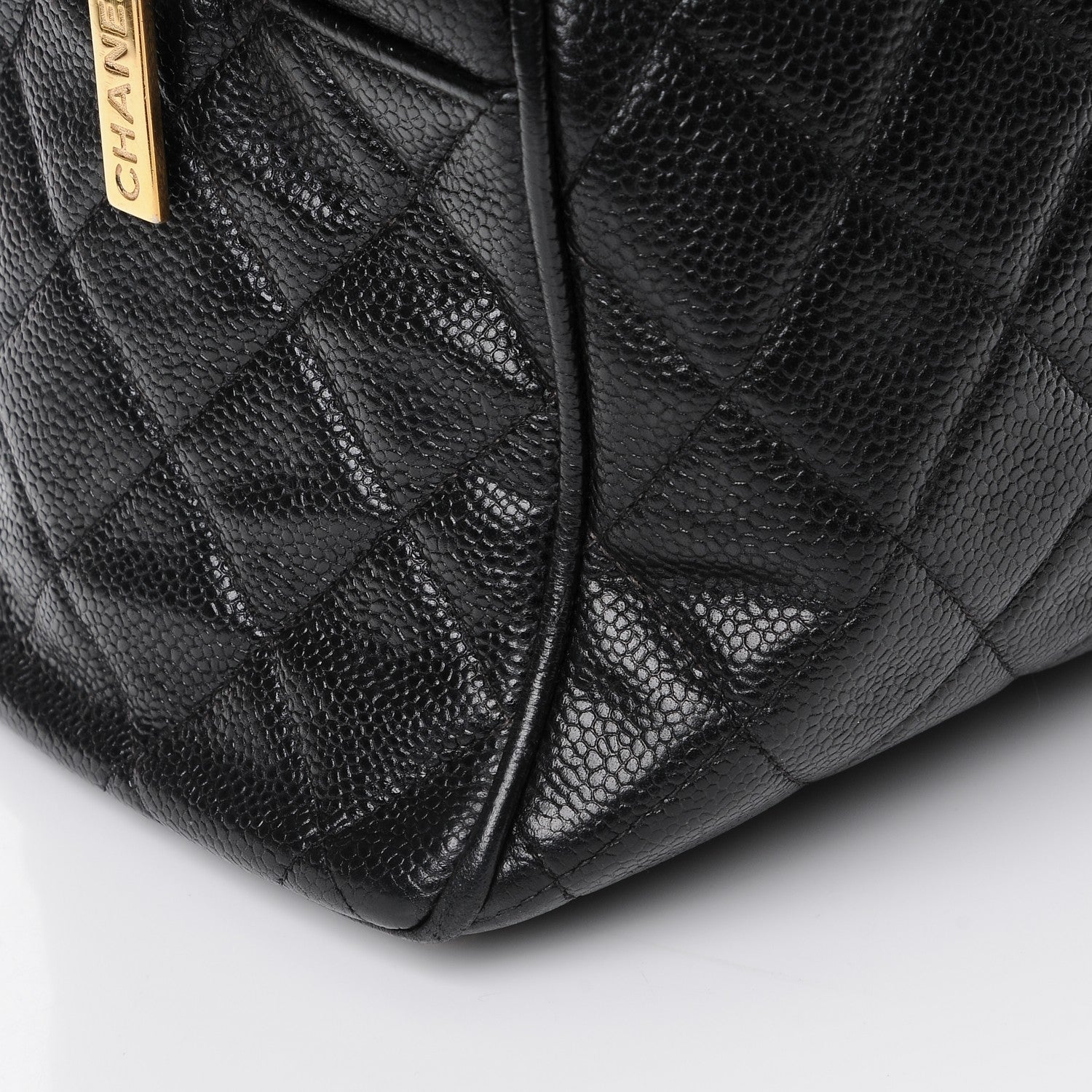 Chanel Caviar Quilted Large Bowler Black 11 of 12