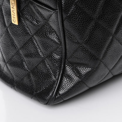 Chanel Caviar Quilted Large Bowler Black 11 of 12