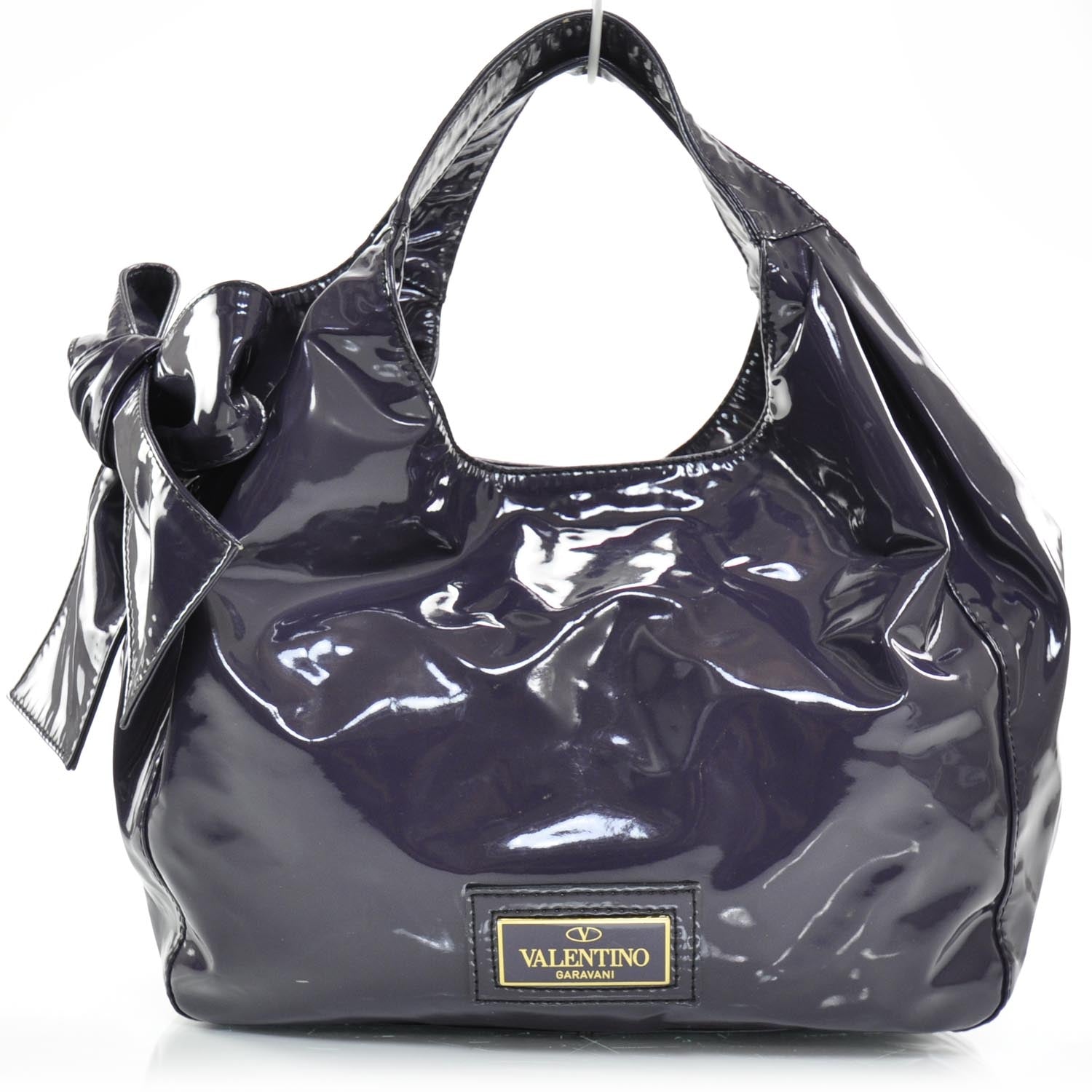 Valentino Garavani Patent Small Nuage Purple 1 of 9