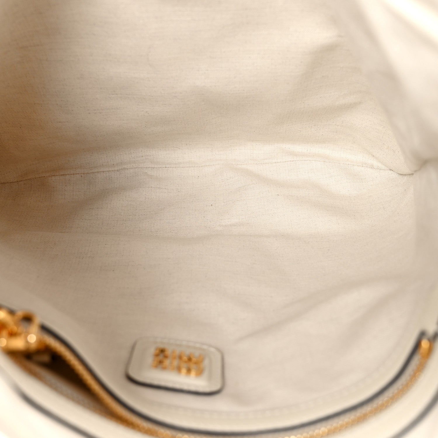 Miu Miu Nappa Ivy Bag Talco 5 of 10