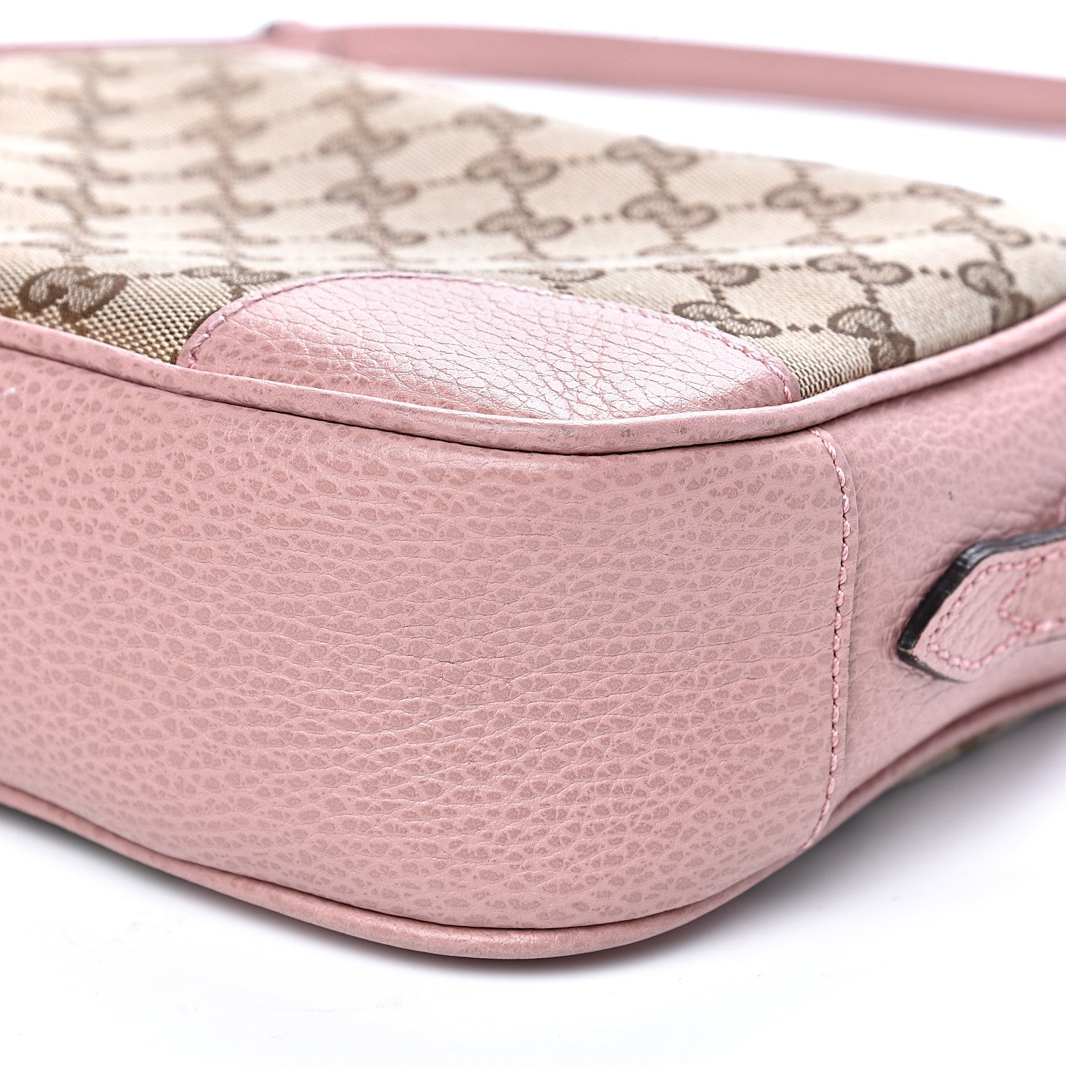 Gucci Monogram Mini Bree Messenger Bag Beige Soft Pink 8 of 9