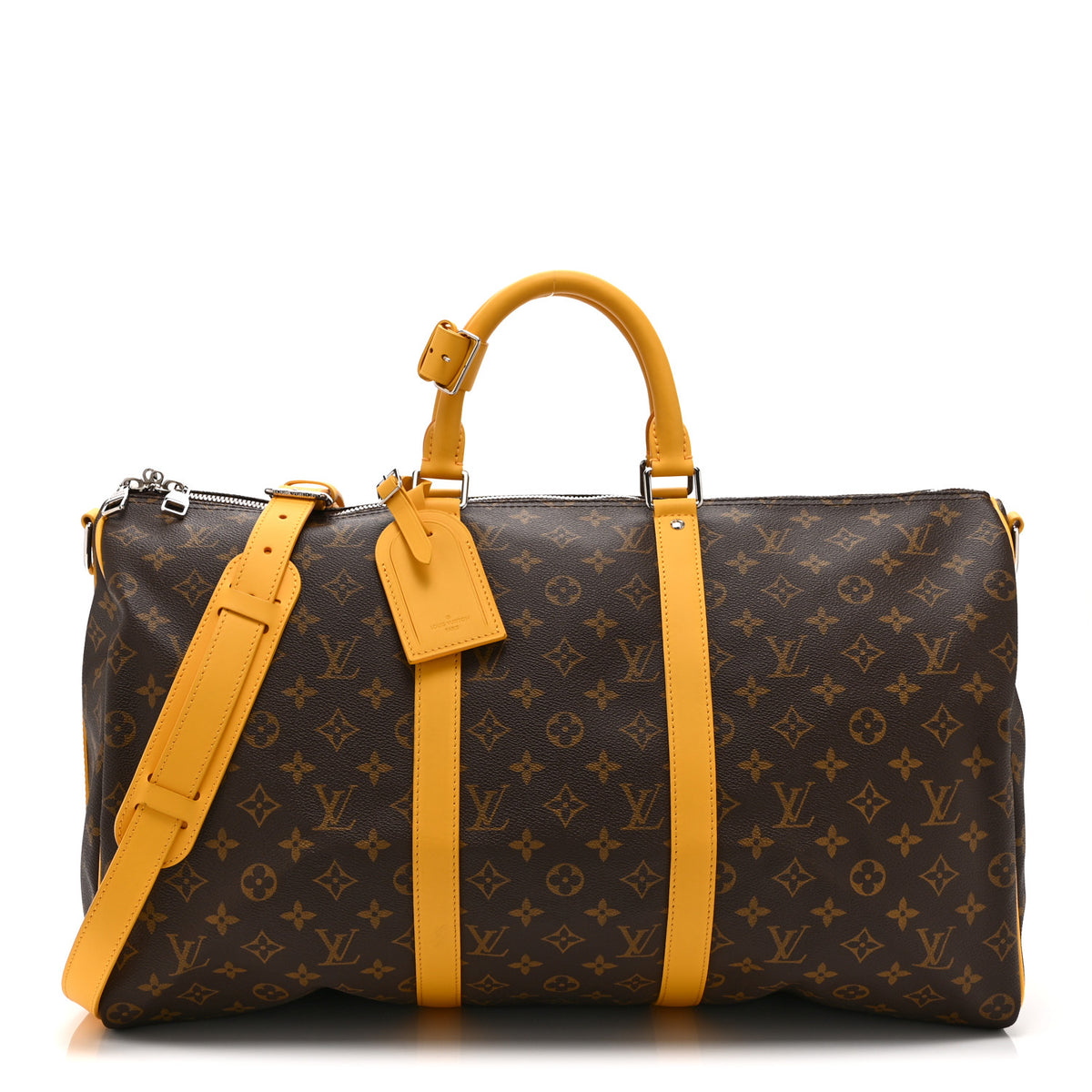 Monogram Macassar Keepall Bandouliere 50 Safran Yellow