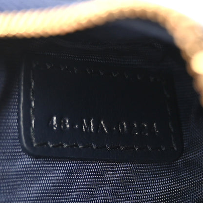 Christian Dior Denim Jacquard Oblique DiorTravel Myrte Zipped Key Case Blue 7 of 8