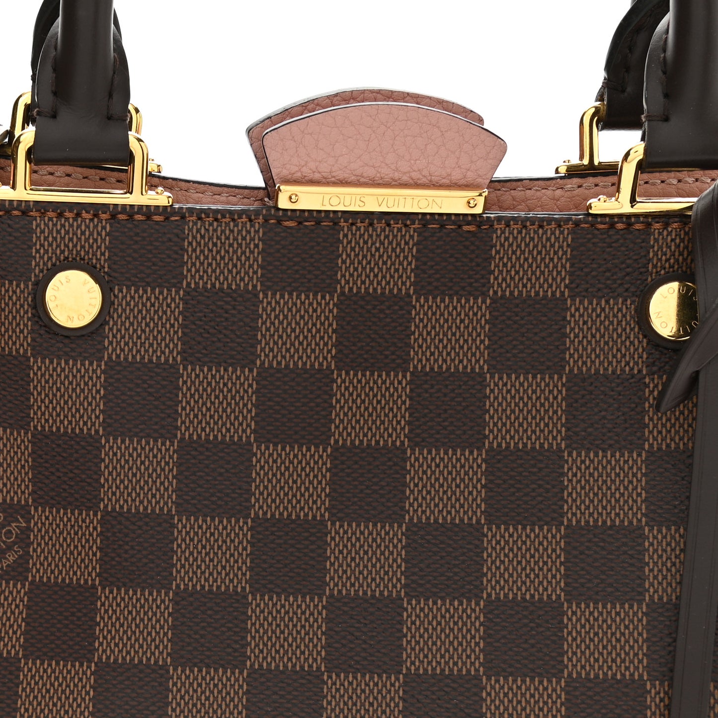 Damier Ebene Cuir Taurillon Brittany Magnolia