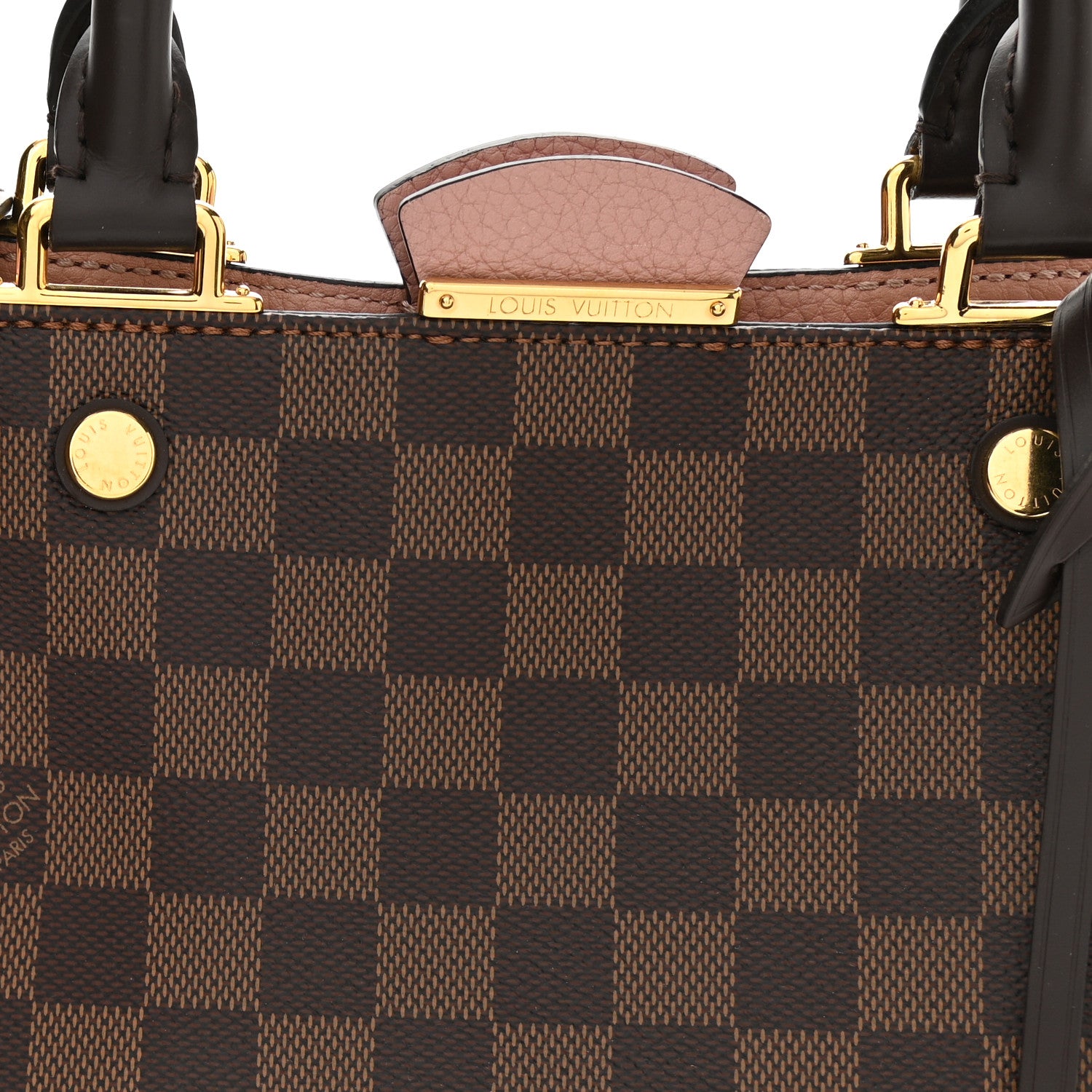 Louis Vuitton Damier Ebene Cuir Taurillon Brittany Magnolia 7 of 10