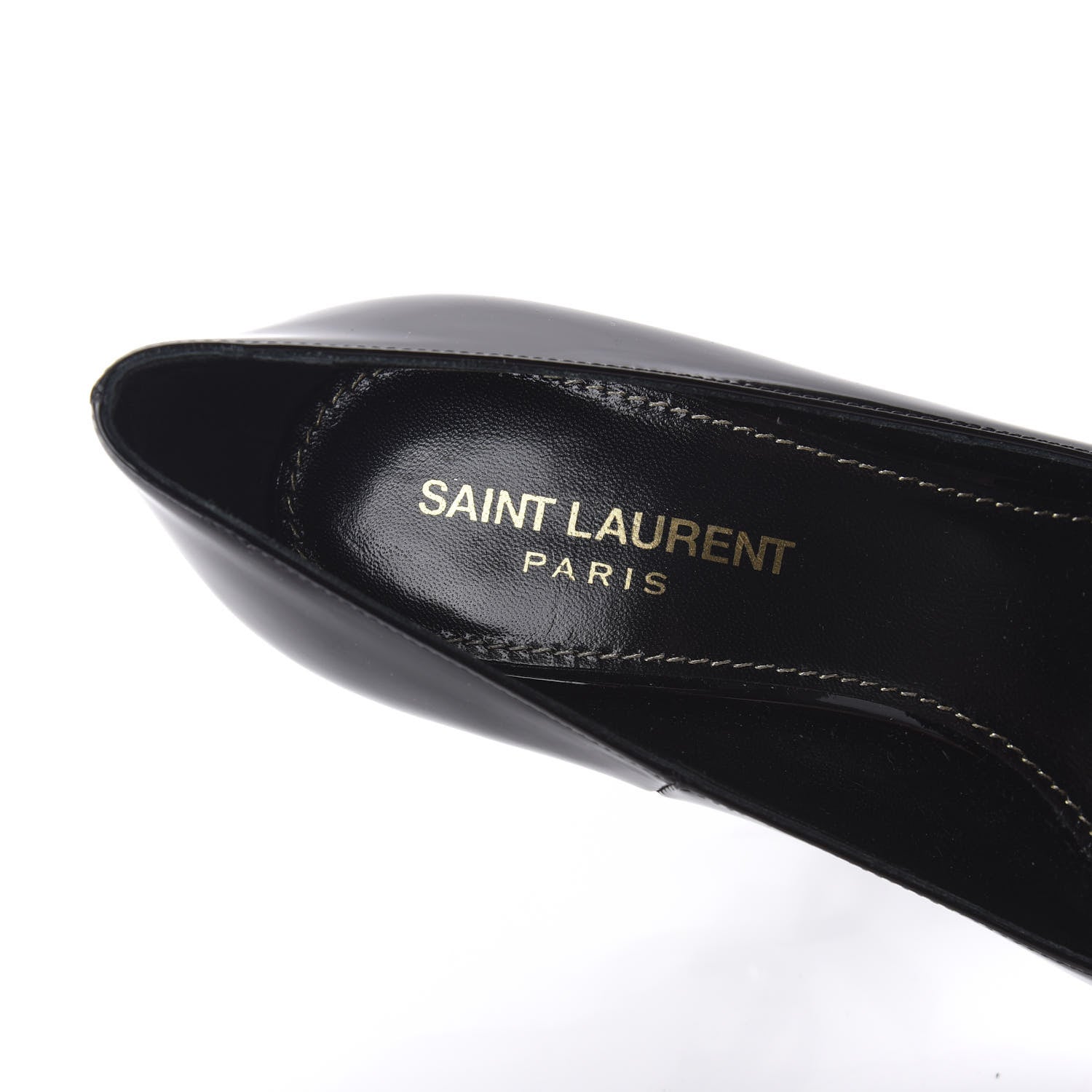 Saint Laurent Metallic Lambskin Opyum 110 Sandals 35 Oro 7 of 10