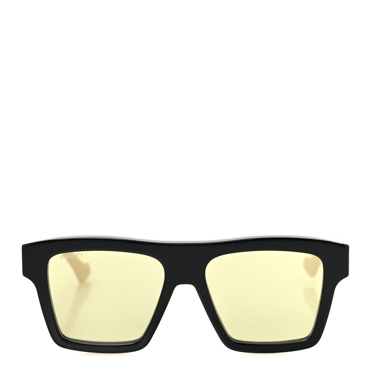 Gucci Acetate Rectangle Sunglasses GG0962S Black Ivory 2 of 7